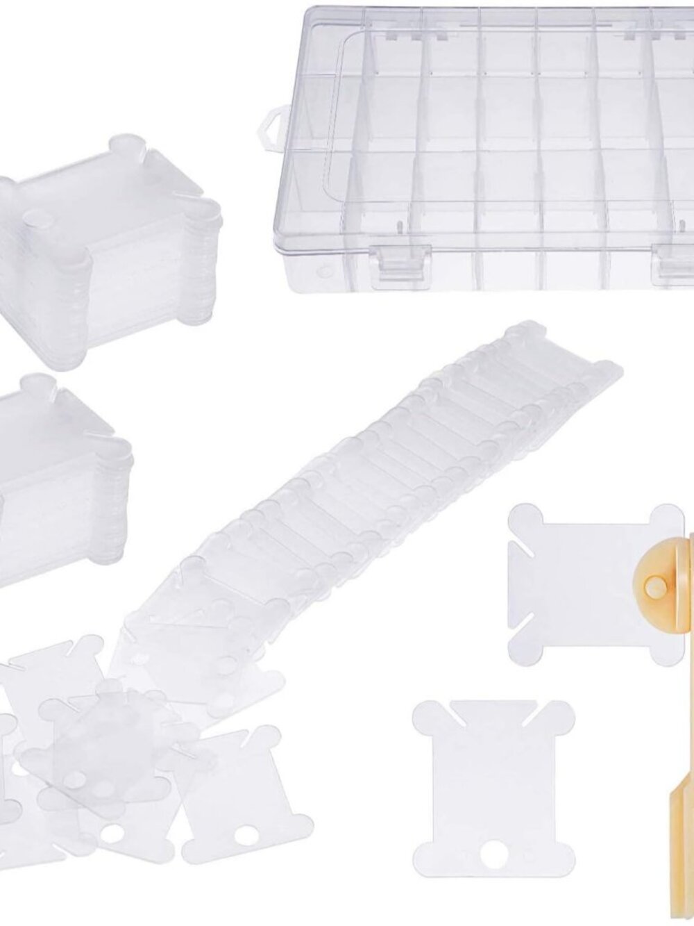 Embroidery Floss Organizer Box Tools for Craft DIY Sewing Storage Jewelry